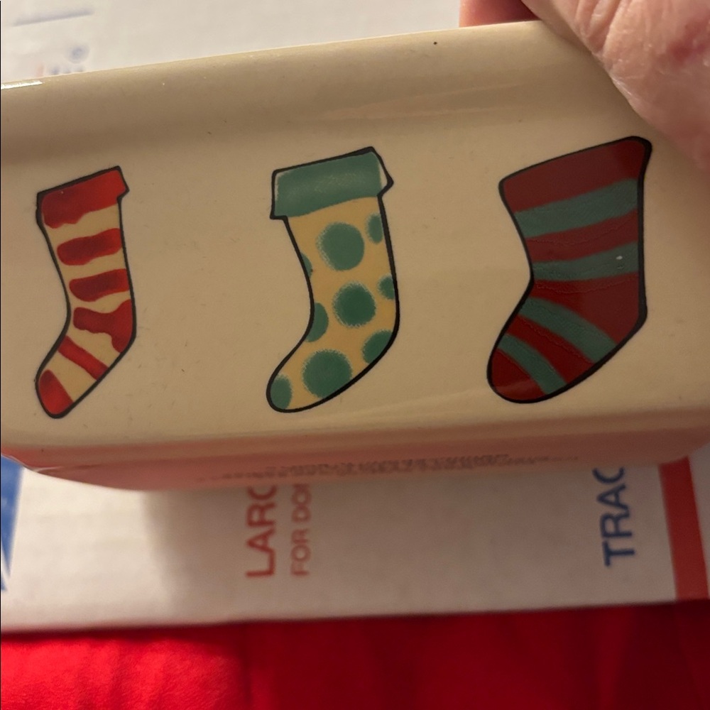Cream Rectangular Ceramic Dish